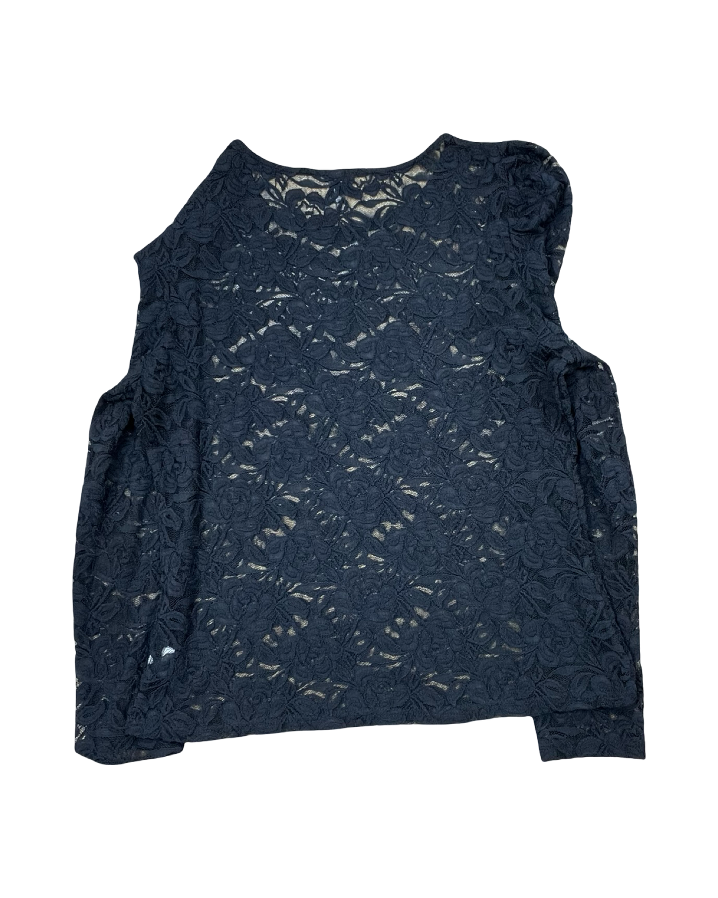 Top Ls By Allegra K In Black, Size:Xl