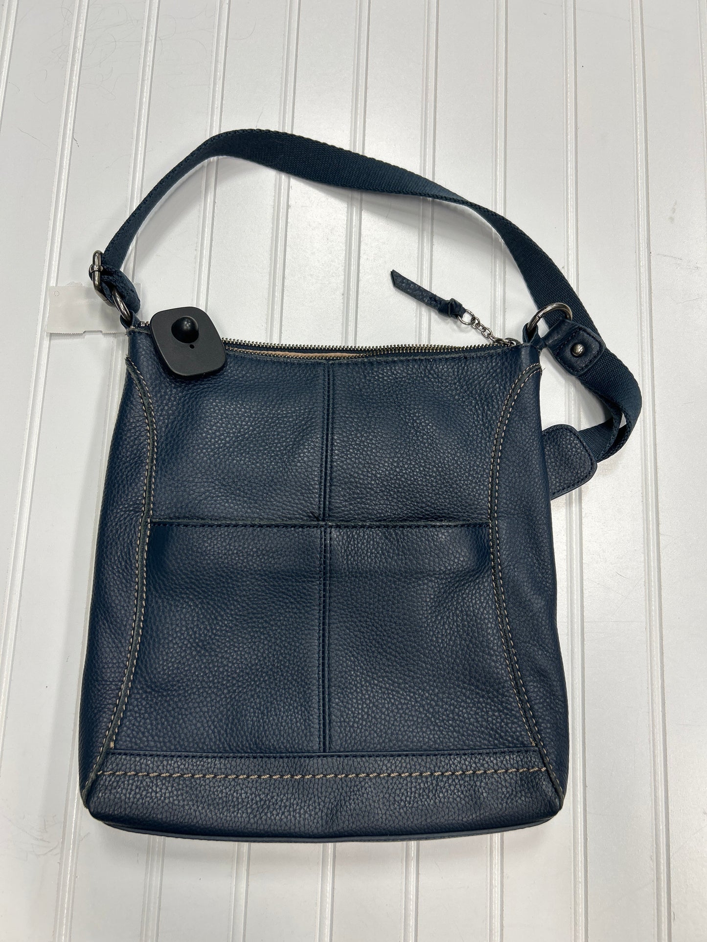 Handbag Leather By The Sak In Blue, Size:Medium