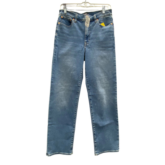 Jeans Straight By J. Crew In Blue Denim, Size:4