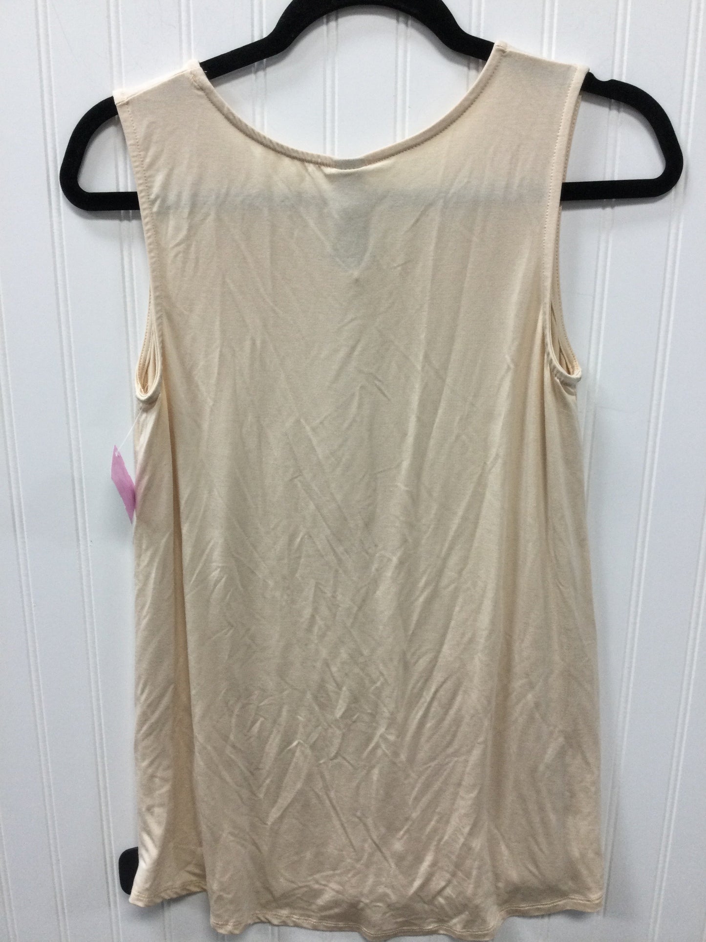 Top Sleeveless By Agnes & Dora In Cream, Size:S