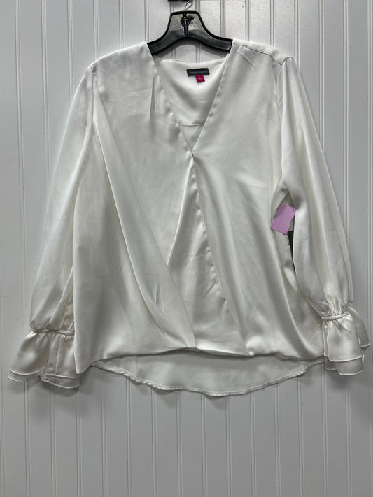 Top Ls By Vince Camuto In White, Size:L