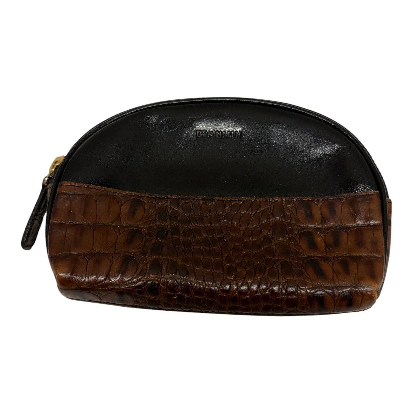 Coin Purse Designer By Brahmin In Brown, Size:Medium