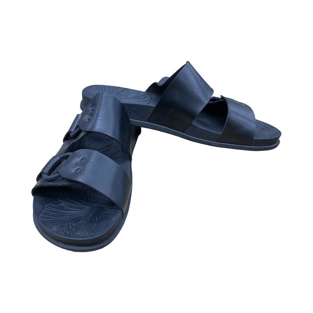 Sandals Flats By Reef In Black, Size:10