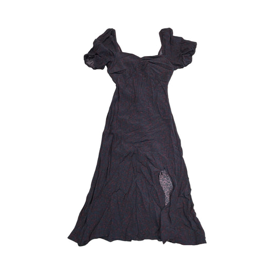 Dress Party Midi By Madewell In Blue & Purple, Size:6