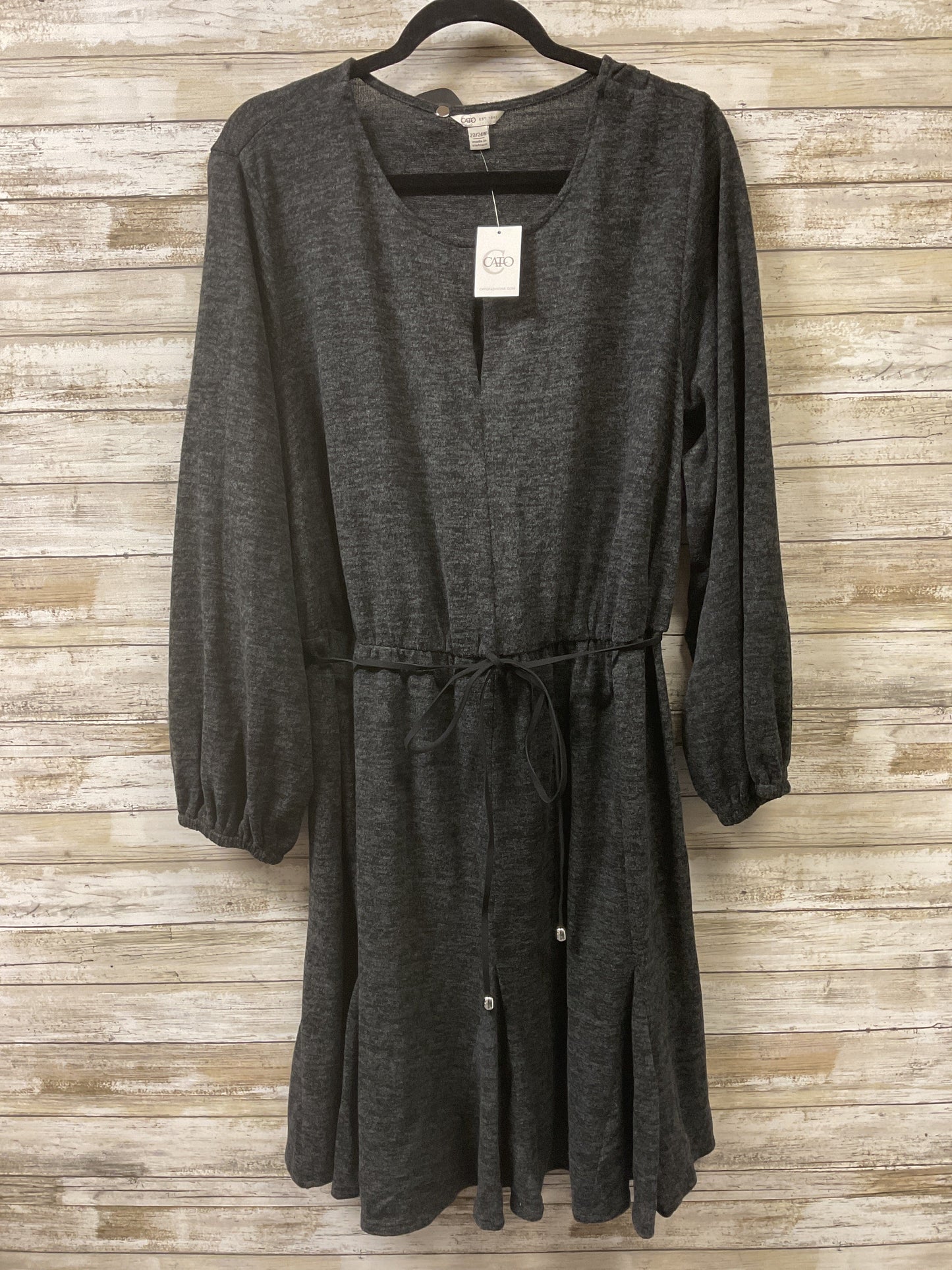 Dress Casual Short By Cato In Grey, Size:2X