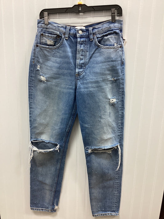Jeans Straight By Cmc In Blue Denim, Size:6