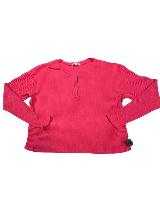 Top Ls By Sundry In Pink, Size:L