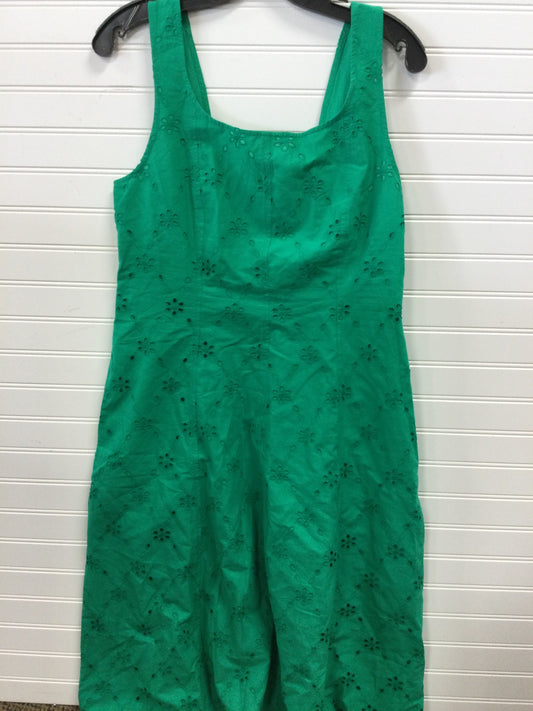 Dress Casual Midi By J. Crew In Green, Size:12