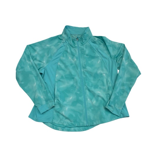 Athletic Jacket By Athleta In Blue, Size:1X