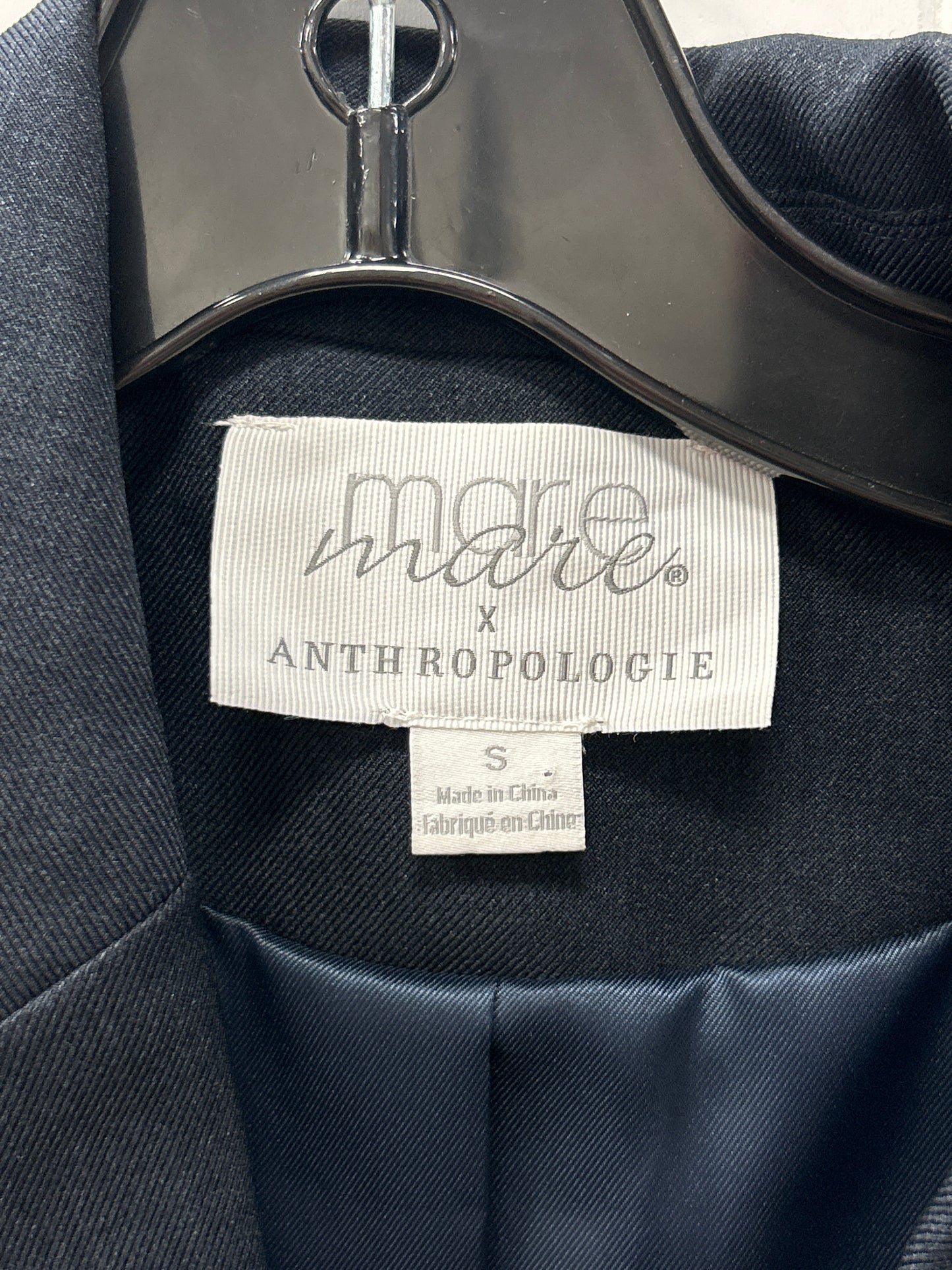 Coat Parka By Anthropologie In Navy, Size:S