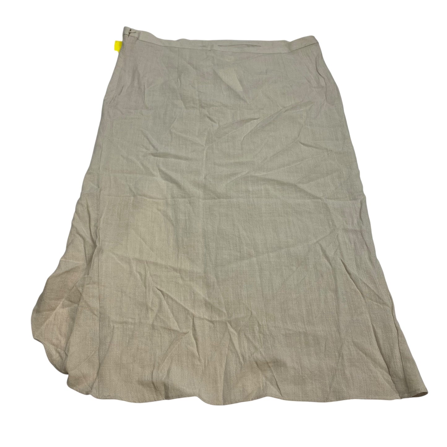 Skirt Midi By H&M In Tan, Size:1X