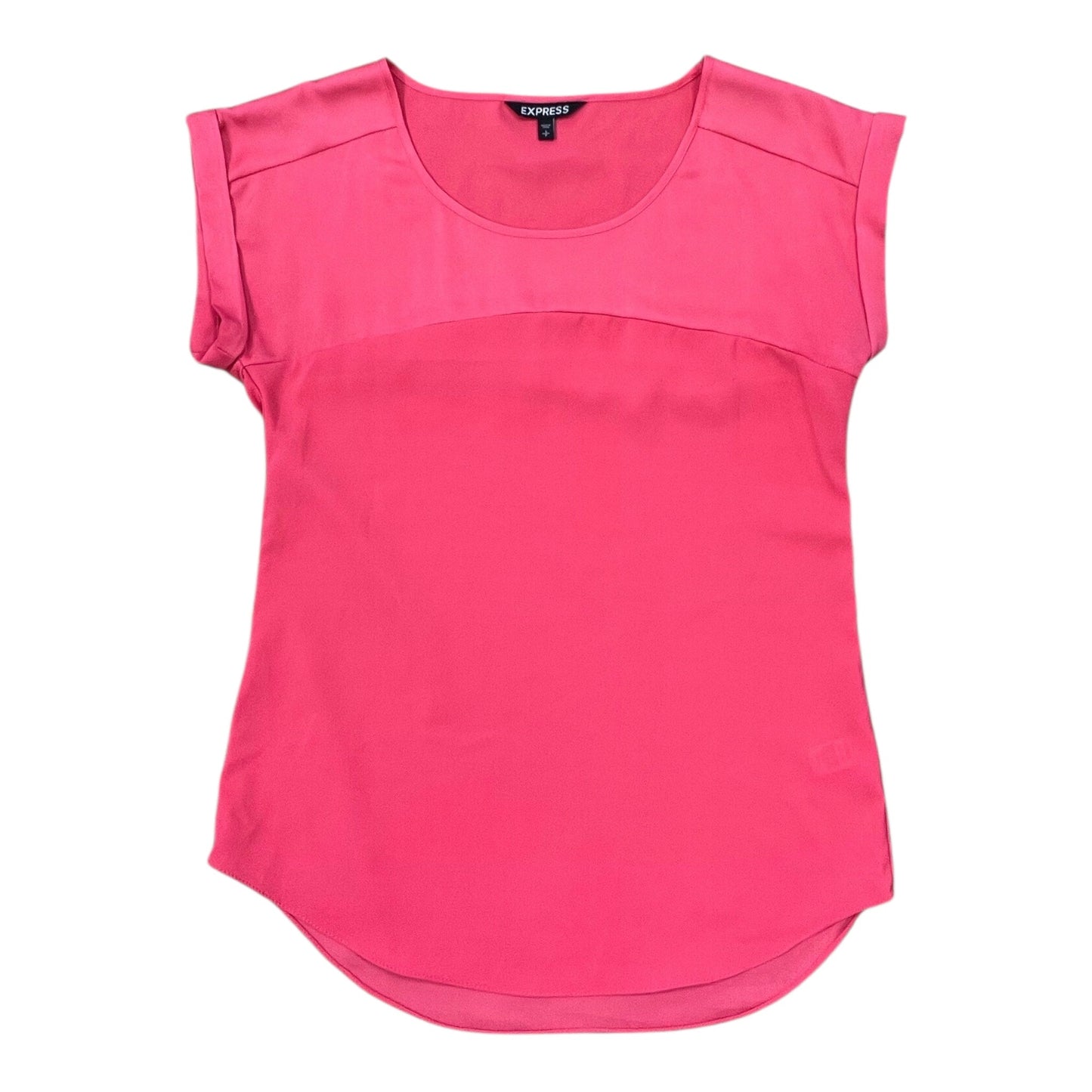 Top Sleeveless By Express In Pink, Size:Sp