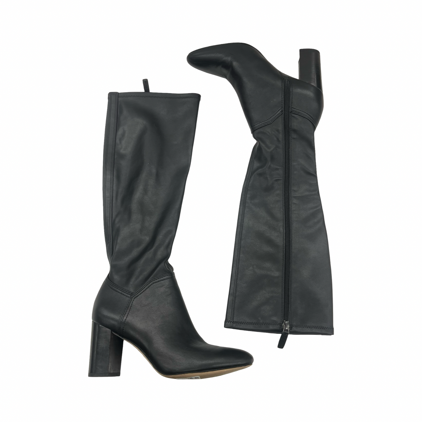 Boots Knee Heels By Naturalizer In Black, Size:6.5