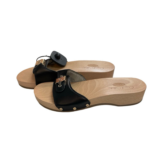 Sandals Flats By Dr Scholls In Black & Brown, Size:8