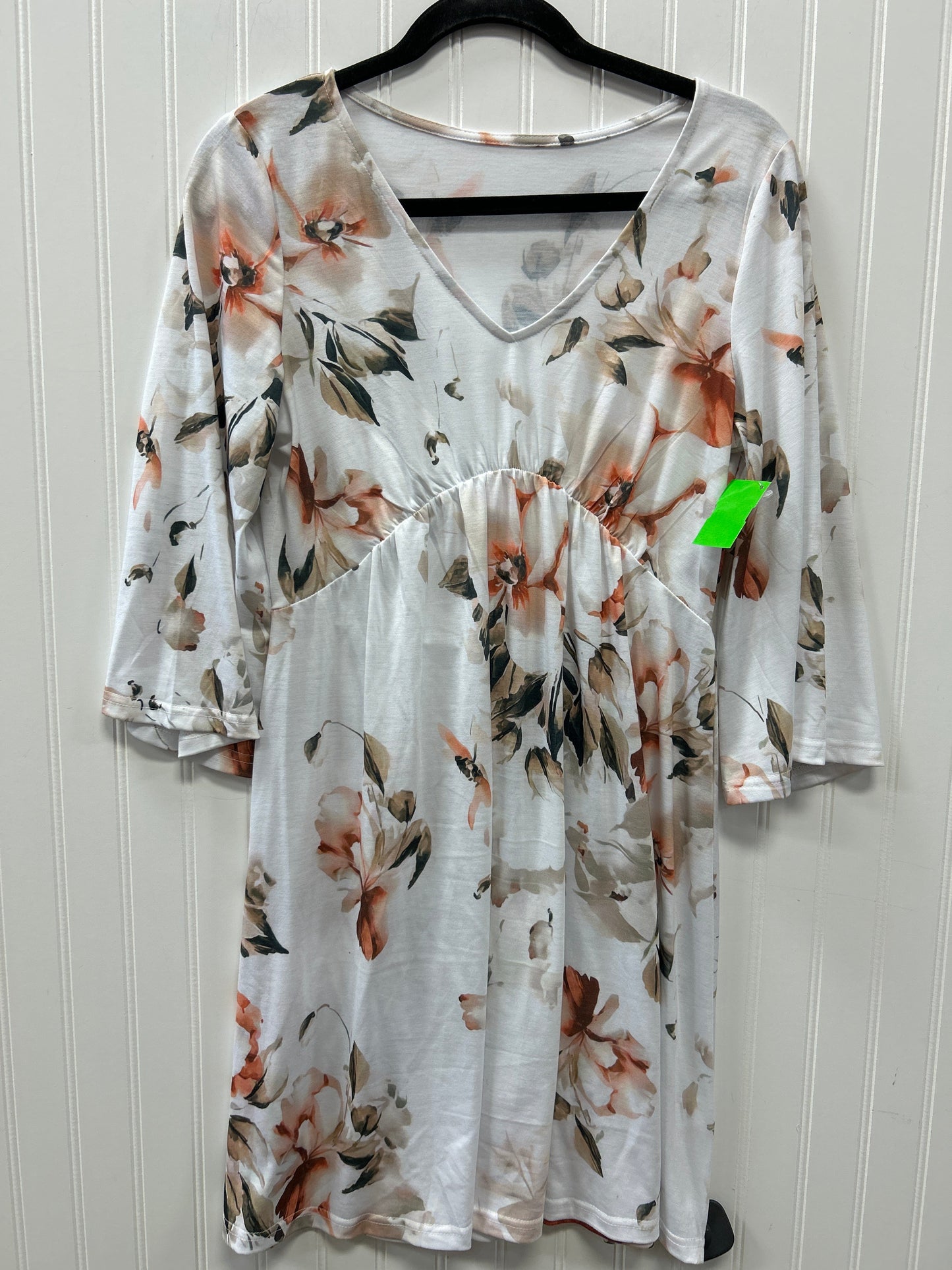 Dress Casual Midi By Cmc In Floral Print, Size:S