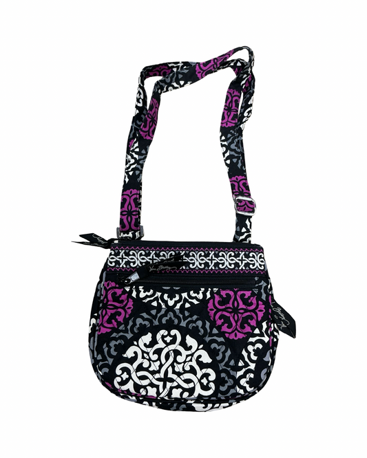 Crossbody By Vera Bradley In Black & Grey, Size:Small