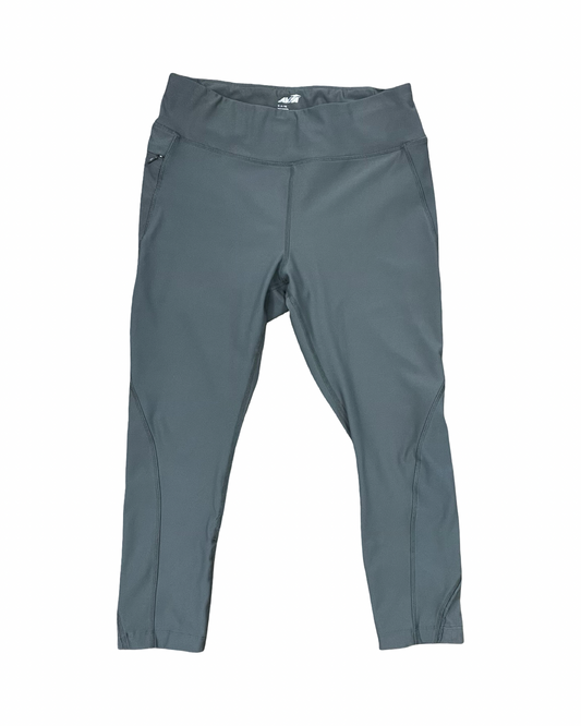 Athletic Leggings Capris By Avia In Green, Size:M