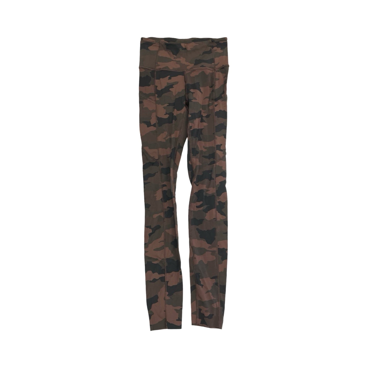 Athletic Leggings By Lululemon In Camouflage Print, Size:4