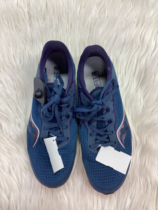 Shoes Athletic By Saucony In Blue, Size:9.5
