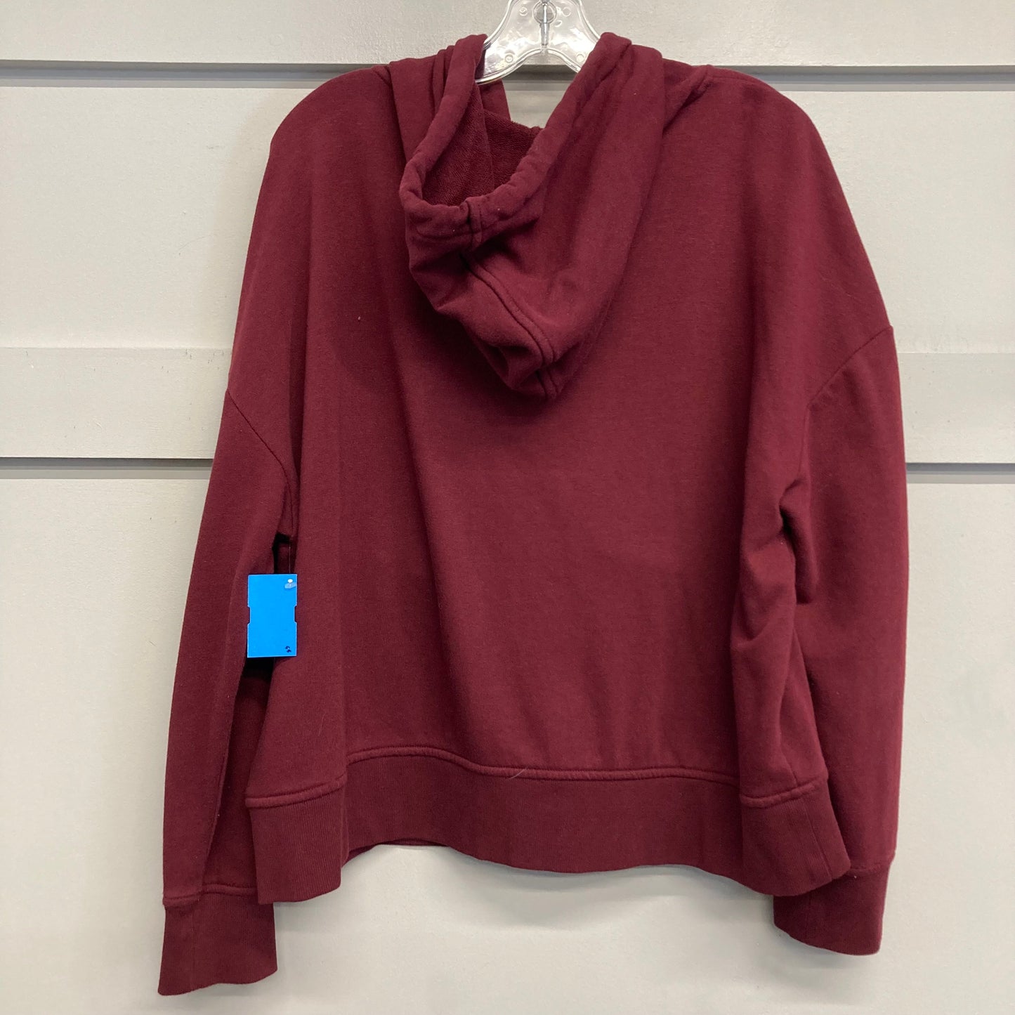 Athletic Sweatshirt Hoodie By Lou And Grey In Maroon, Size:Xl