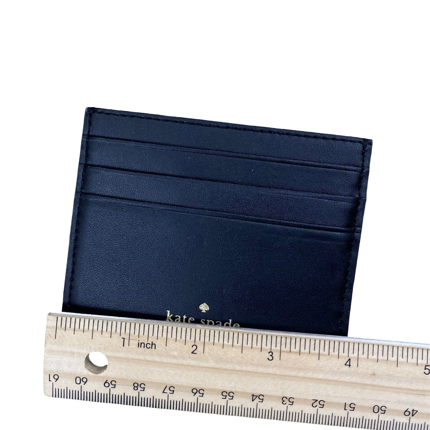 Id/Card Holder Designer By Kate Spade In Black & White