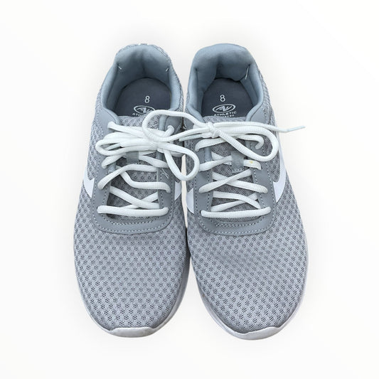Shoes Athletic By Athletic Works In Grey & White, Size:8