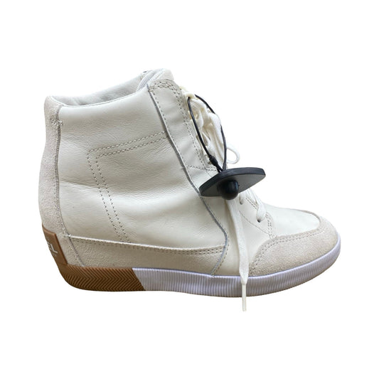 Shoes Designer By Sorel In White, Size:9
