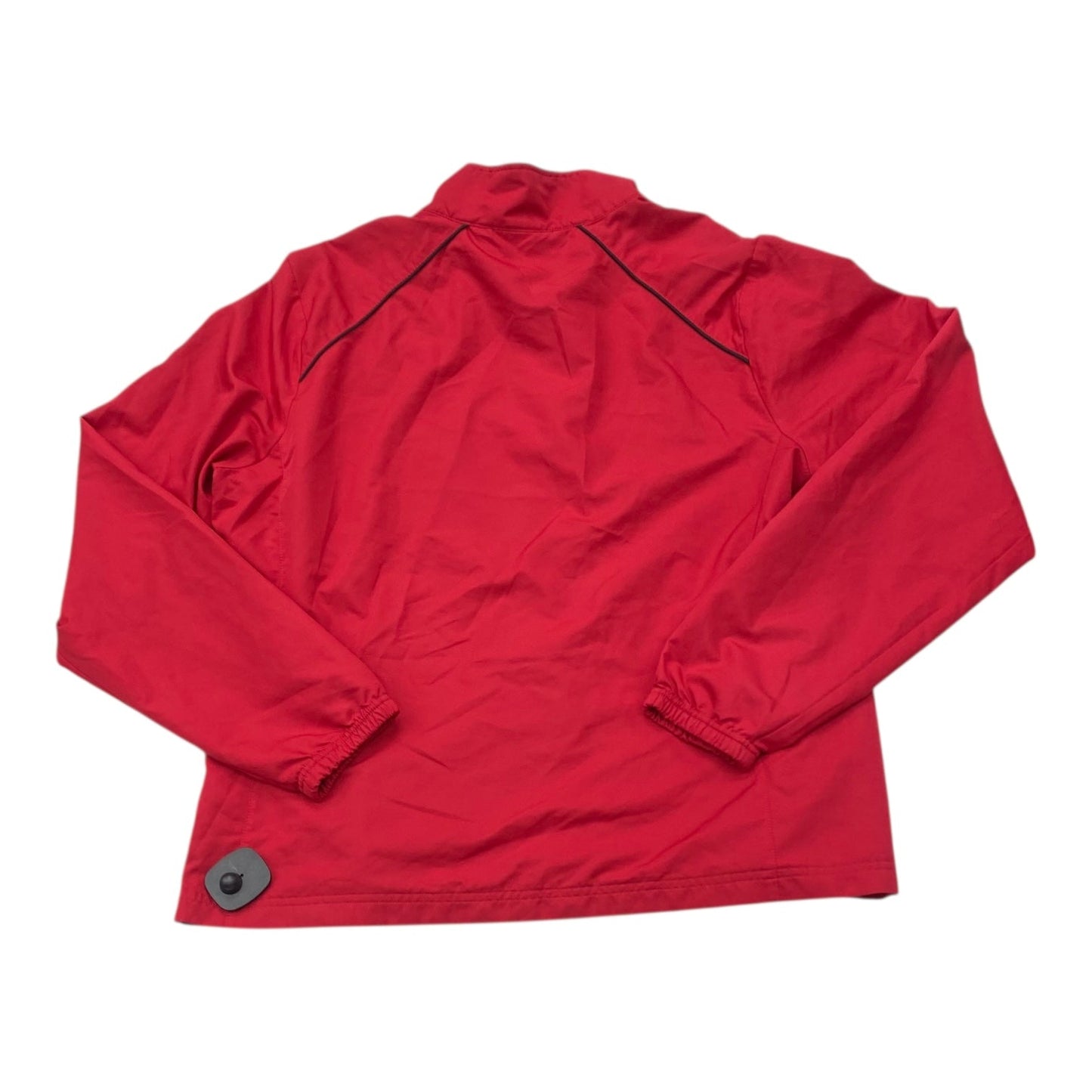 Jacket Windbreaker By Reebok In Red, Size:Xl