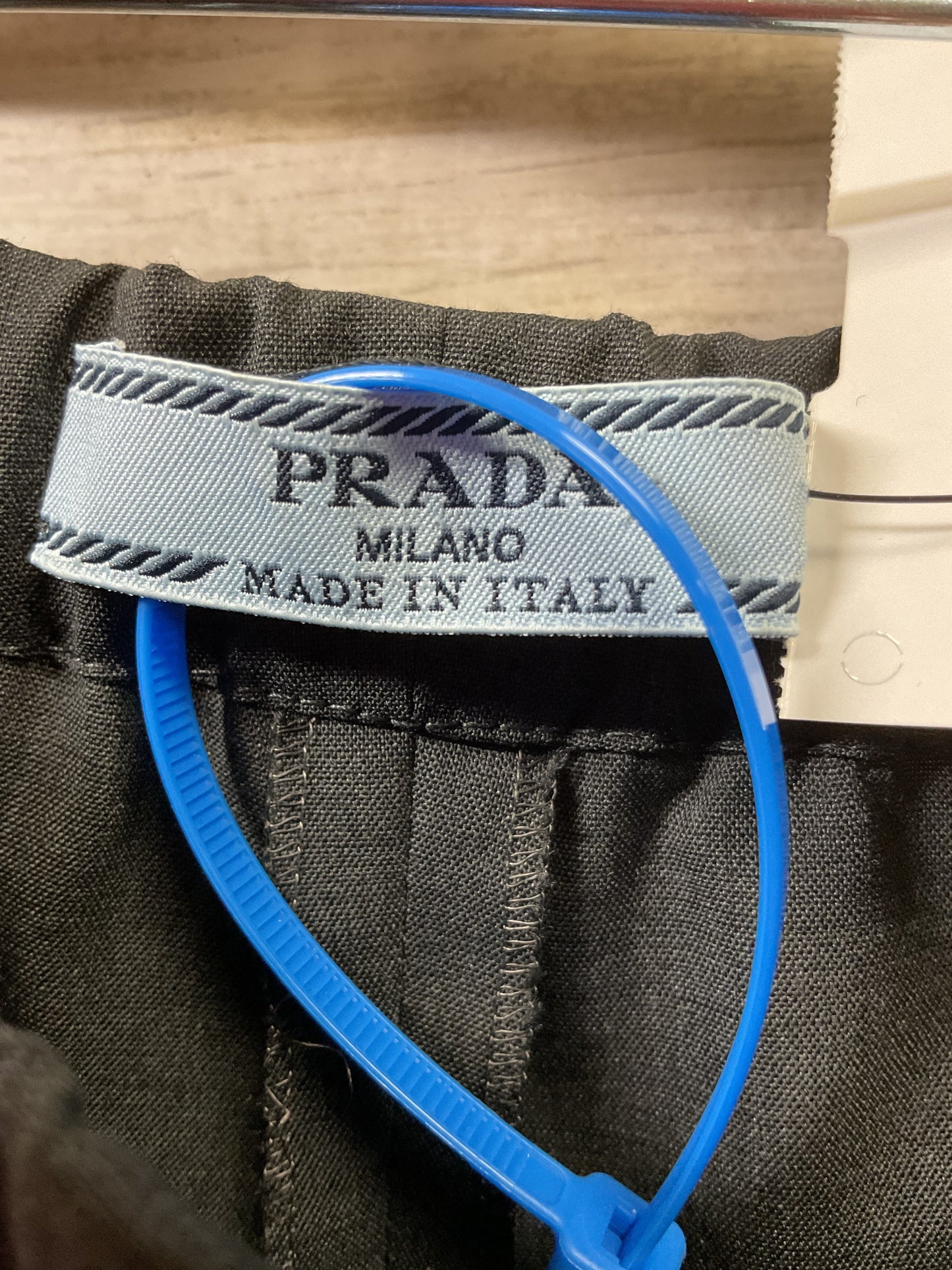 Pants Luxury Designer By Prada In Grey, Size:0