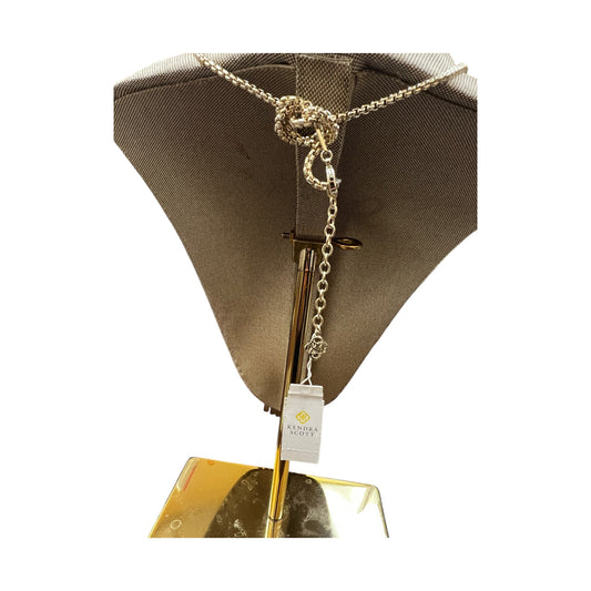 Necklace Pendant By Kendra Scott In Gold & Pink