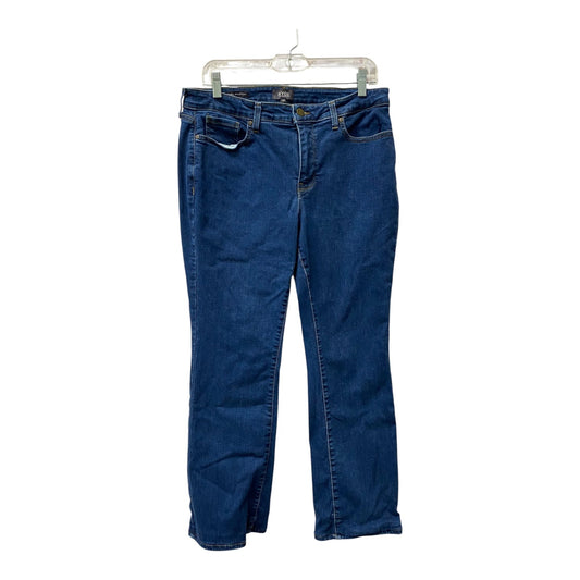 Jeans Straight By Not Your Daughters Jeans In Blue, Size:12P