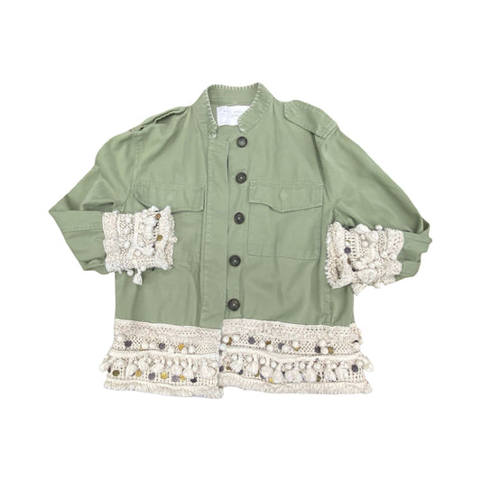 Jacket Other By Zara Women In Green, Size:Xs