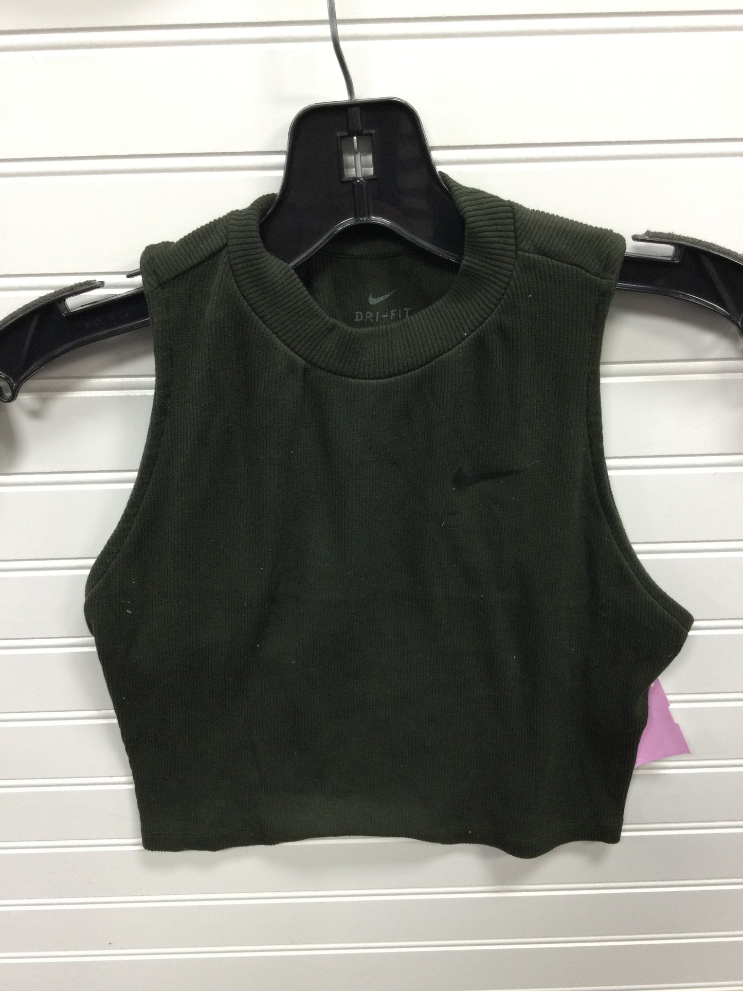 Athletic Tank Top By Nike Apparel In Green, Size:S