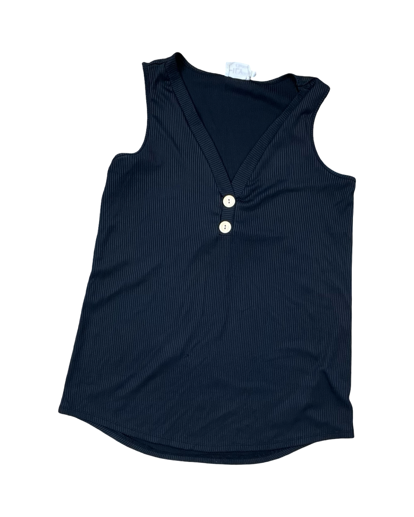 Top Sleeveless By Clothes Mentor In Black, Size:M