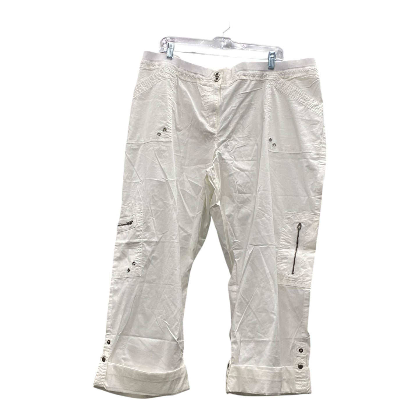 Pants Cargo & Utility By Chicos In White, Size:20
