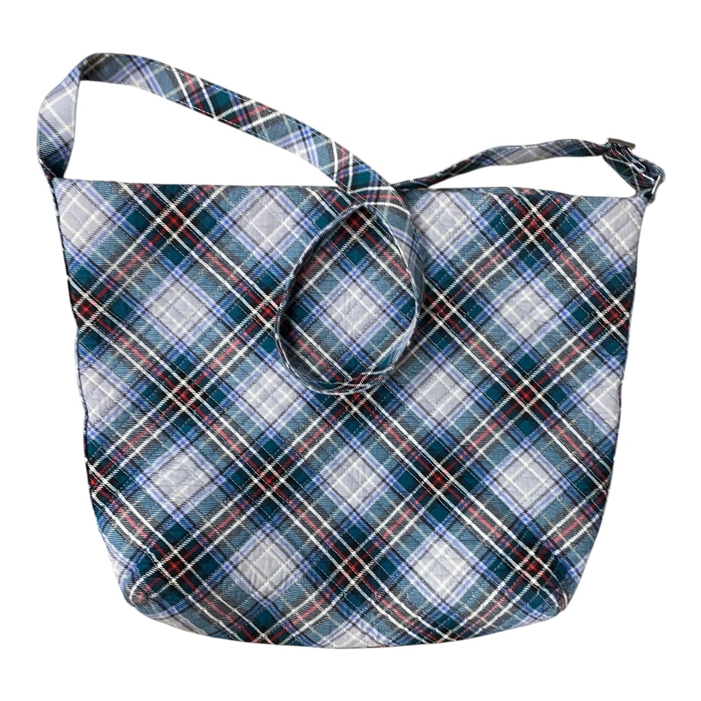 Crossbody By Vera Bradley In Blue & Grey, Size:Large