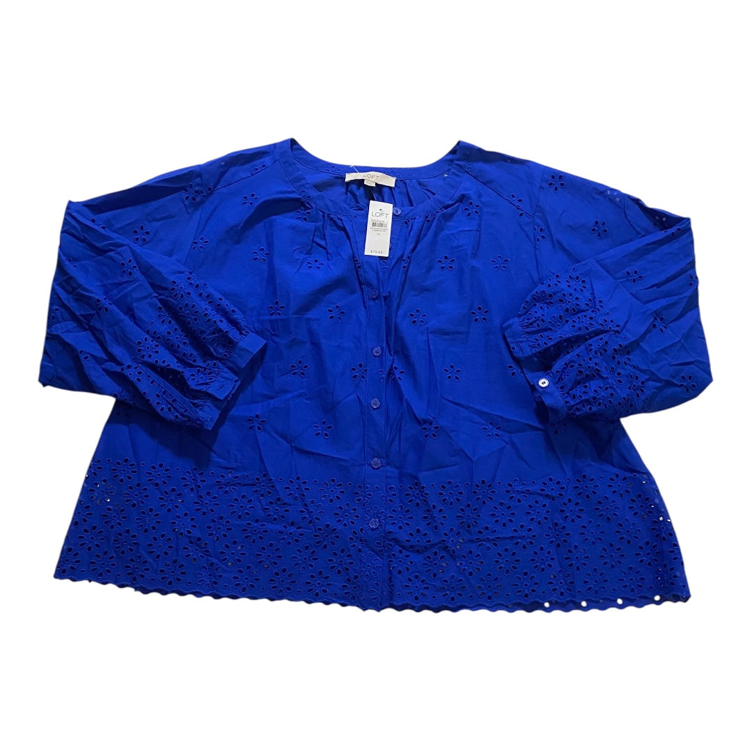 Top Ls By Loft In Blue, Size:M