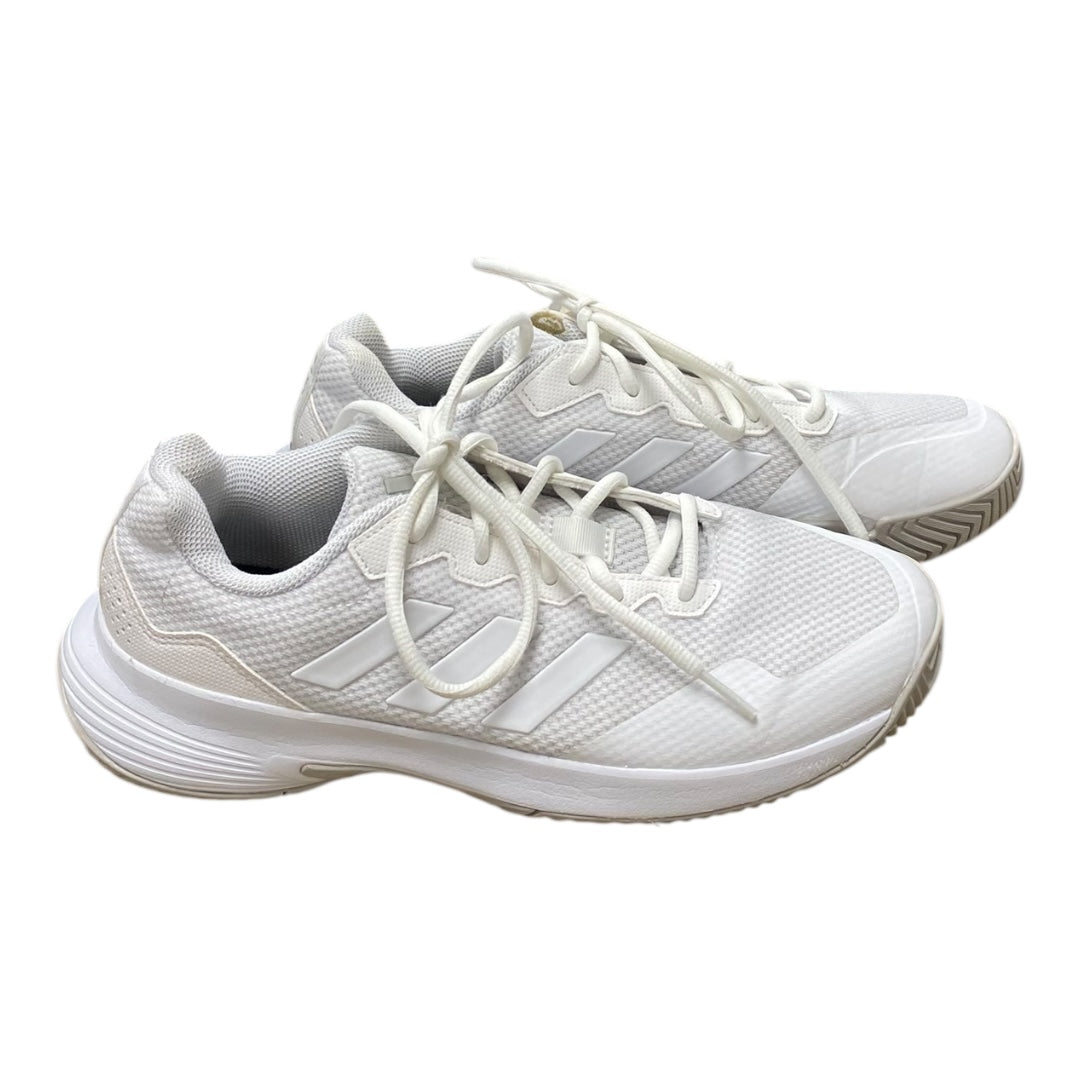 Shoes Athletic By Adidas In White, Size:7.5