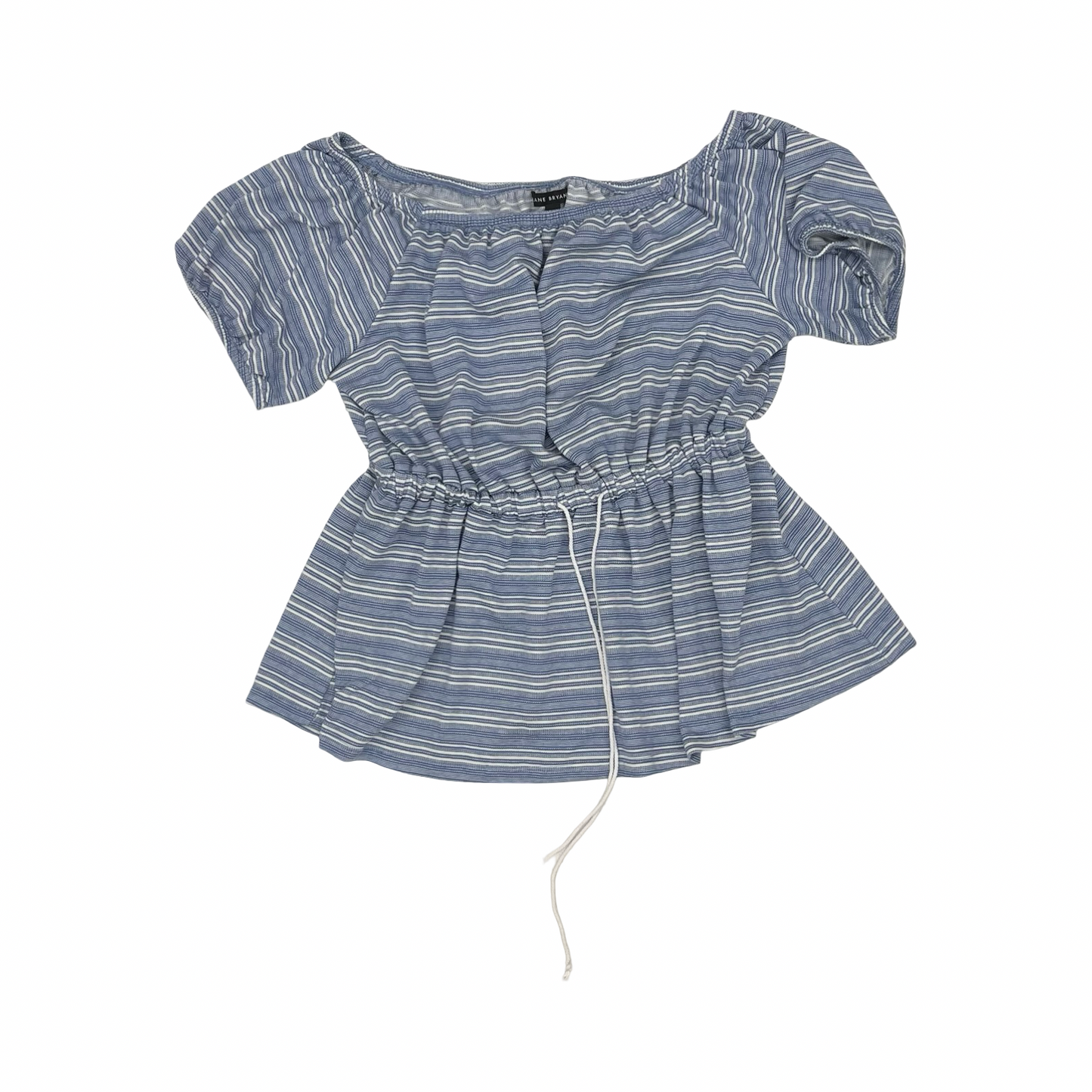 Top Ss By Lane Bryant In Blue & White, Size:L