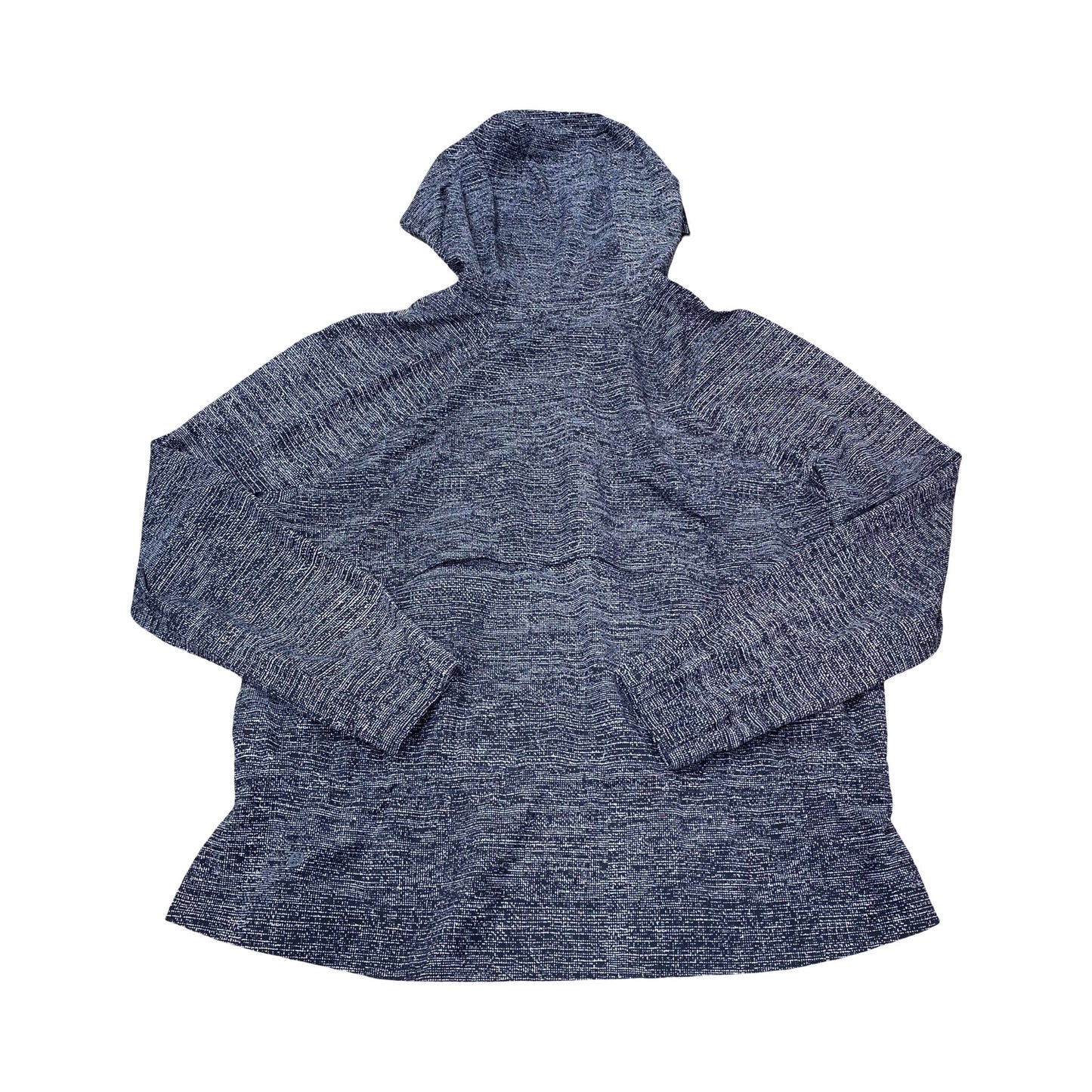 Athletic Jacket By Lululemon In Black & Grey, Size:12