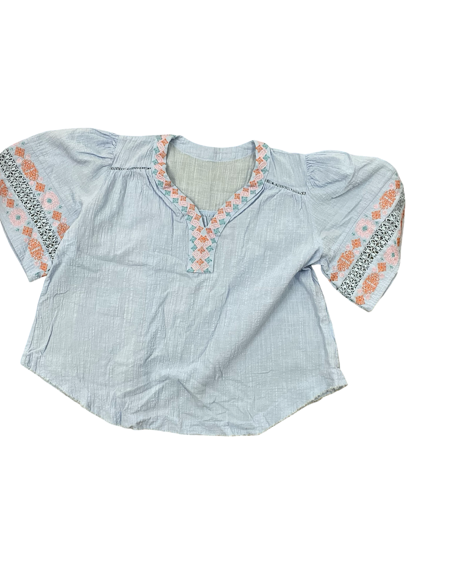 Top Ss By Clothes Mentor In Blue, Size:L