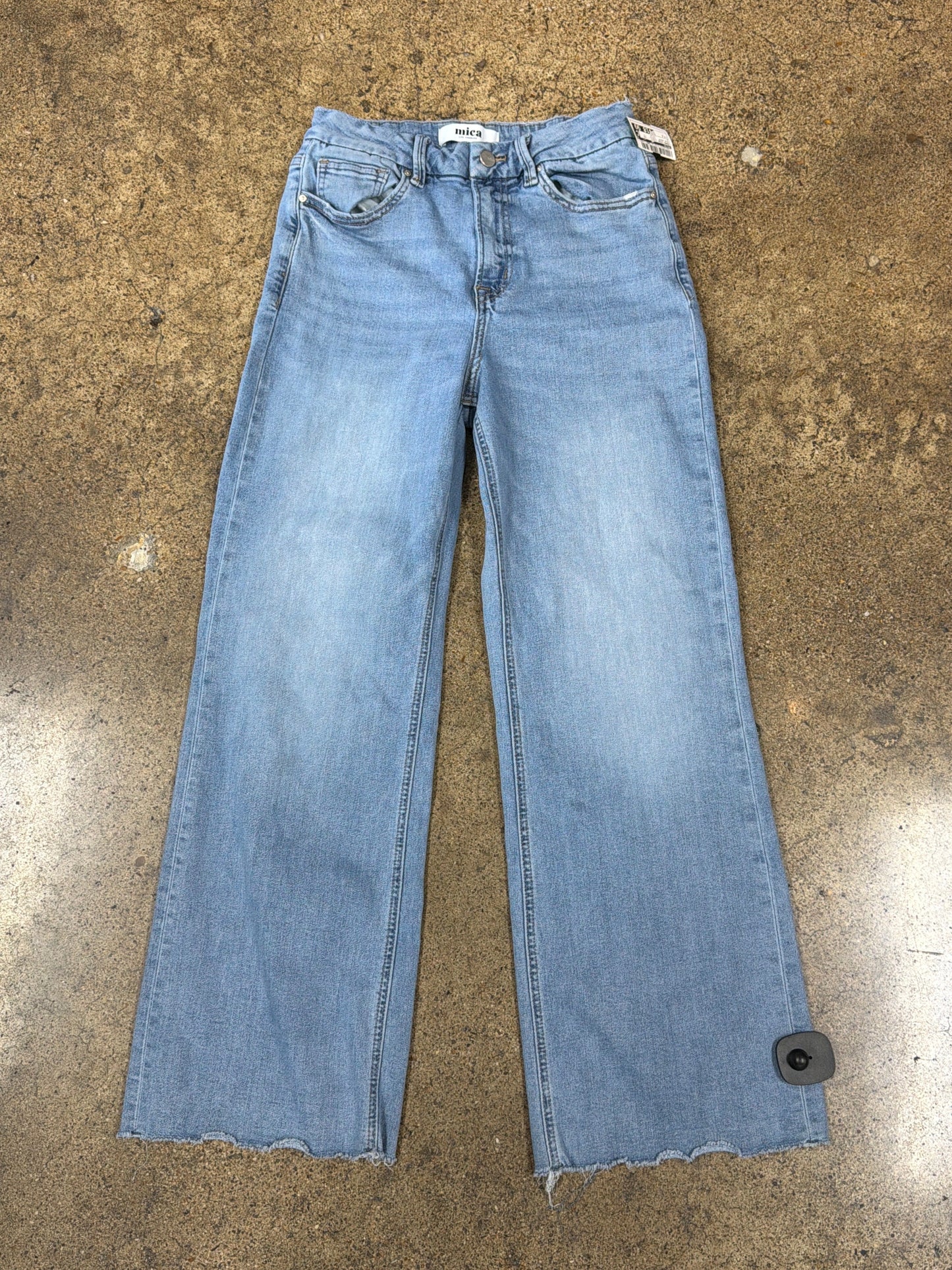 Jeans Wide Leg By Micas In Blue Denim, Size:4