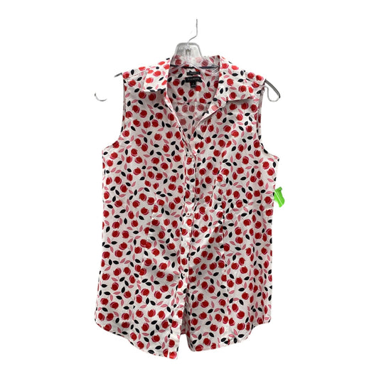 Top Sleeveless By Talbots In Red, Size:S