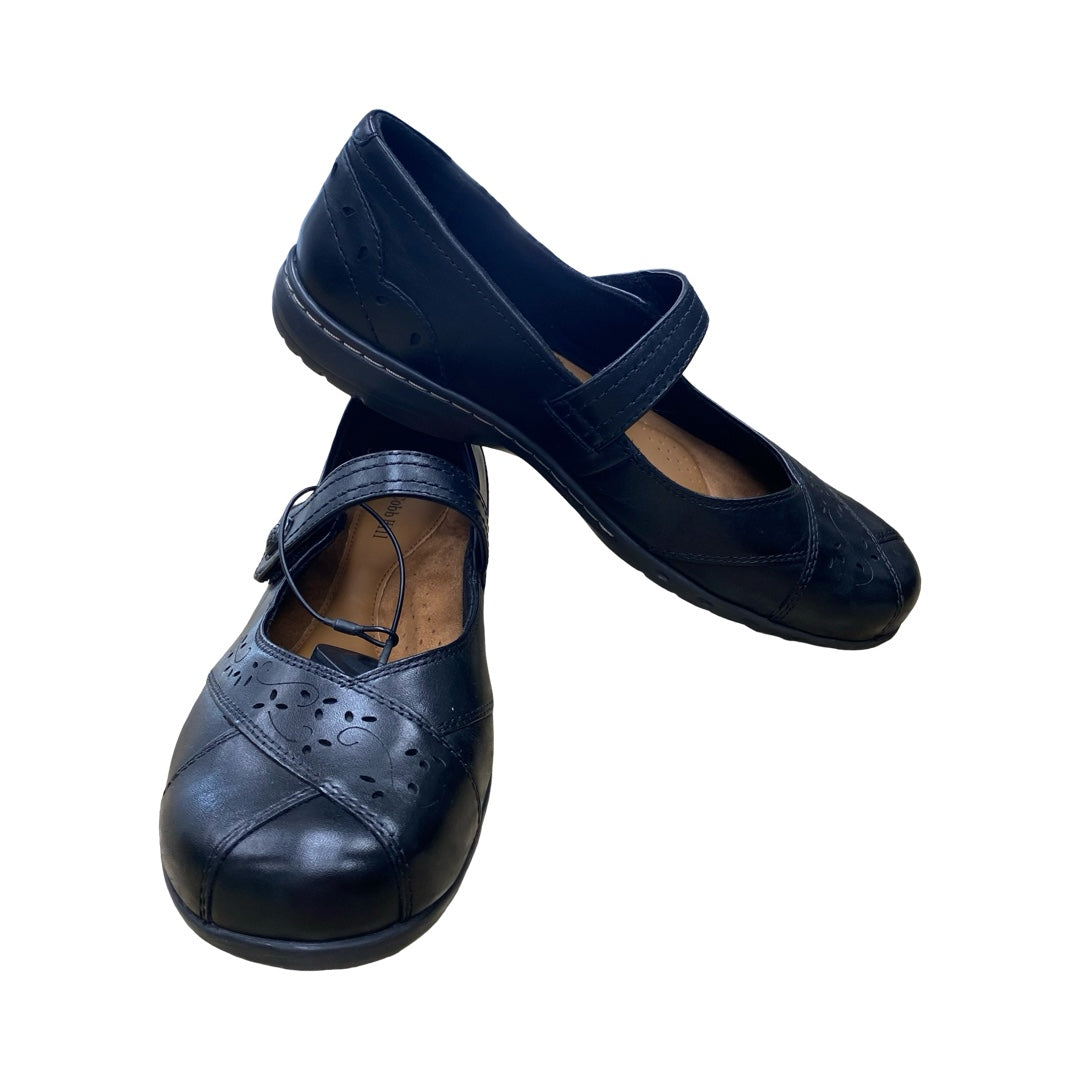 Shoes Flats By Cobb Hill In Black, Size:9.5