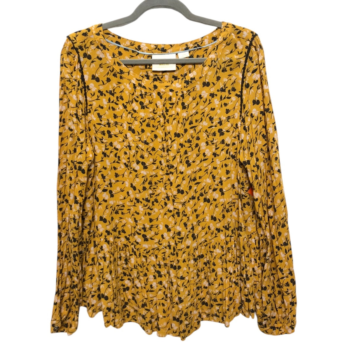 Top Ls By Maeve In Yellow, Size:Xl