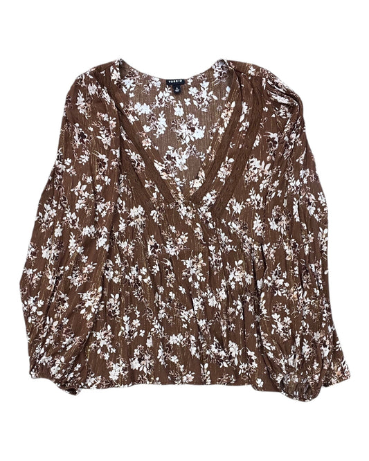 Top Ls By Torrid In Brown, Size:L