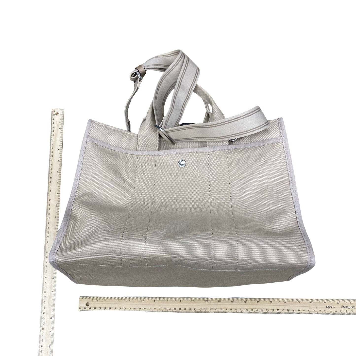 Handbag Designer By Coach In Beige, Size:Large