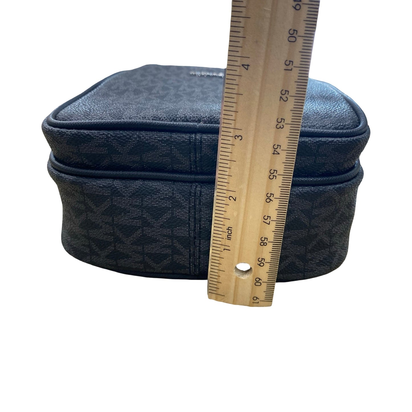 Handbag Designer By Michael Kors In Black & Grey, Size:Small