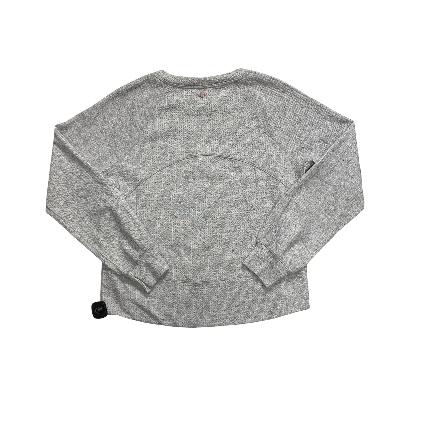Athletic Top Ls Collar By Calia In Grey, Size:M