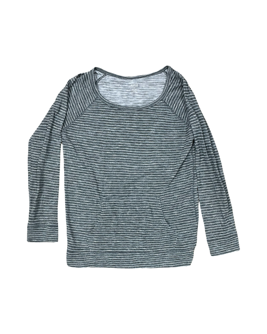 Top Ls By Ana In Cream & Green, Size:M
